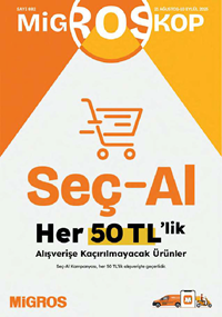 Migros - 10 Eylül'e kadar geçerli indirim kataloğu