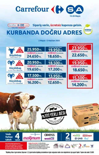 Carrefour - Kurban Bayramı Kataloğu: 5 Haziran 2025'e kadar geçerli indirimleri hemen incele!