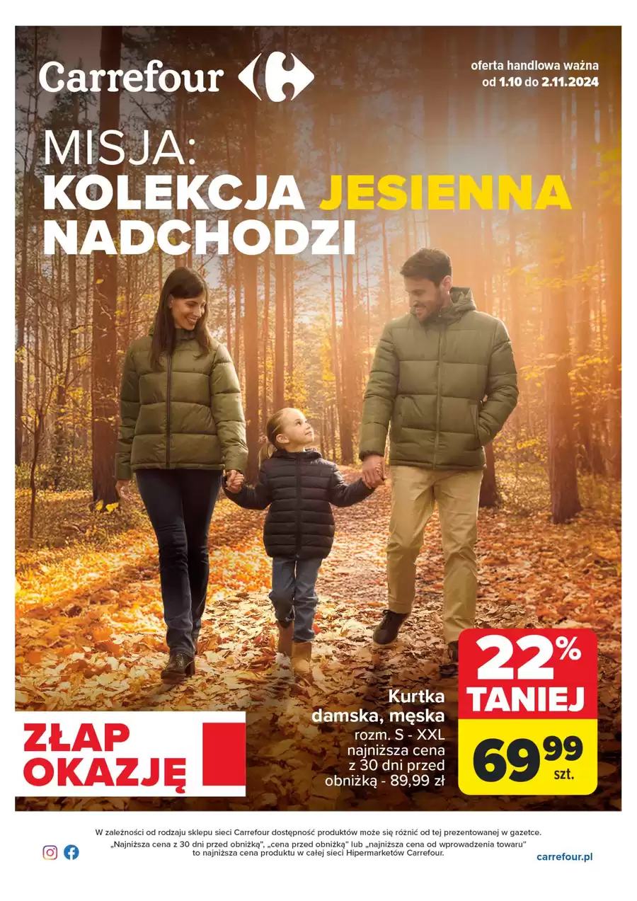 Carrefour - Gazetka Kolekcja jesienna nadchodzi