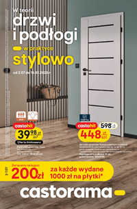 castorama - Gazetka: drzwi i podlogi