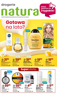 Drogerie Natura - Gazetka: Gotowa na Lato
