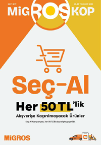 Migros - 10-23 Temmuz İndirim Kataloğu