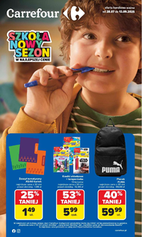 Carrefour - Gazetka: Szkola Nowy Sezon