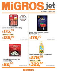 Migros - Jet Marketlerde geçerli yeni indirim kataloğunu kaçıtma!