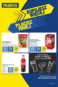 Makro - Gazetka: Kupujesz Wiecej, placisz mniej