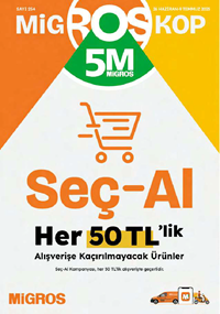 Migros - 5M mağazalarında geçerli TEMMUZ 2025 Kataloğu