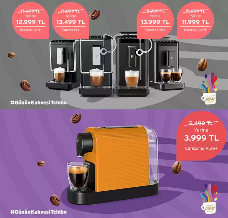 Tchibo  - Kahve Makinelerinde Muhtesem Indirim