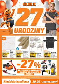 OBI - Gazetka 27 urodziny