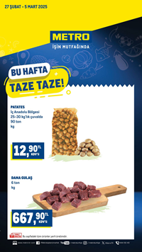 Metro - Taze Ürünler Kataloğu