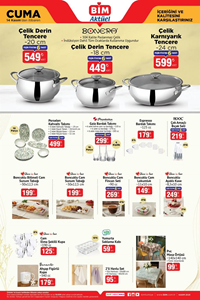 BİM - 14 Kasım CUMA aktüel indirimler kataloğu!