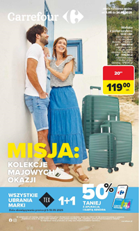 Carrefour - Gazetka Promocyjna: Kolekcje majowych okazji