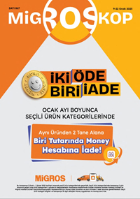 Migros - İndirim Kataloğu: İki Öde Biri İade