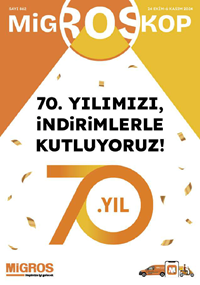 Migros - Yeni Katalog: 6 KASIM'A kadar geçerli indirimler