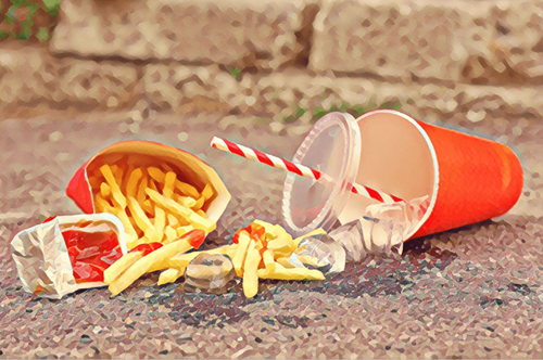 recykling i McDonald's