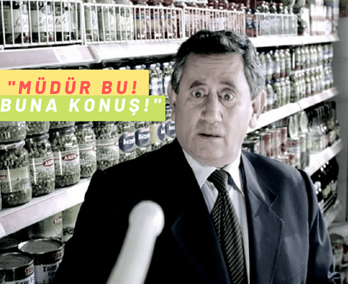 tansaş'ın "müdür bu" reklamı