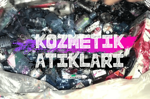 çöpe atılan makyaj malzemeleri