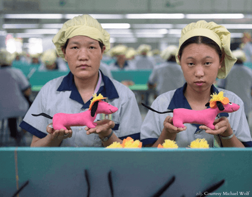 chińscy robotnicy