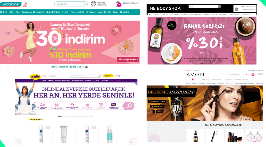 online kozmetik mağazaları