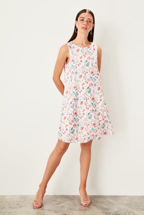 Trendyol - Ekru Desenli Elbiseyi Kesinlikle Görmelisin!