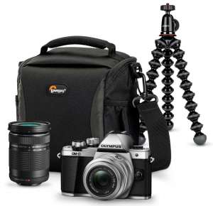 Media Expert - Aparat OLYMPUS E-M10 Mark II Srebrny + Obiektyw 