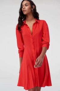 Trendyol - TRENDYOLMİLLA Basic - Kırmızı Uzun Kollu Elbise
